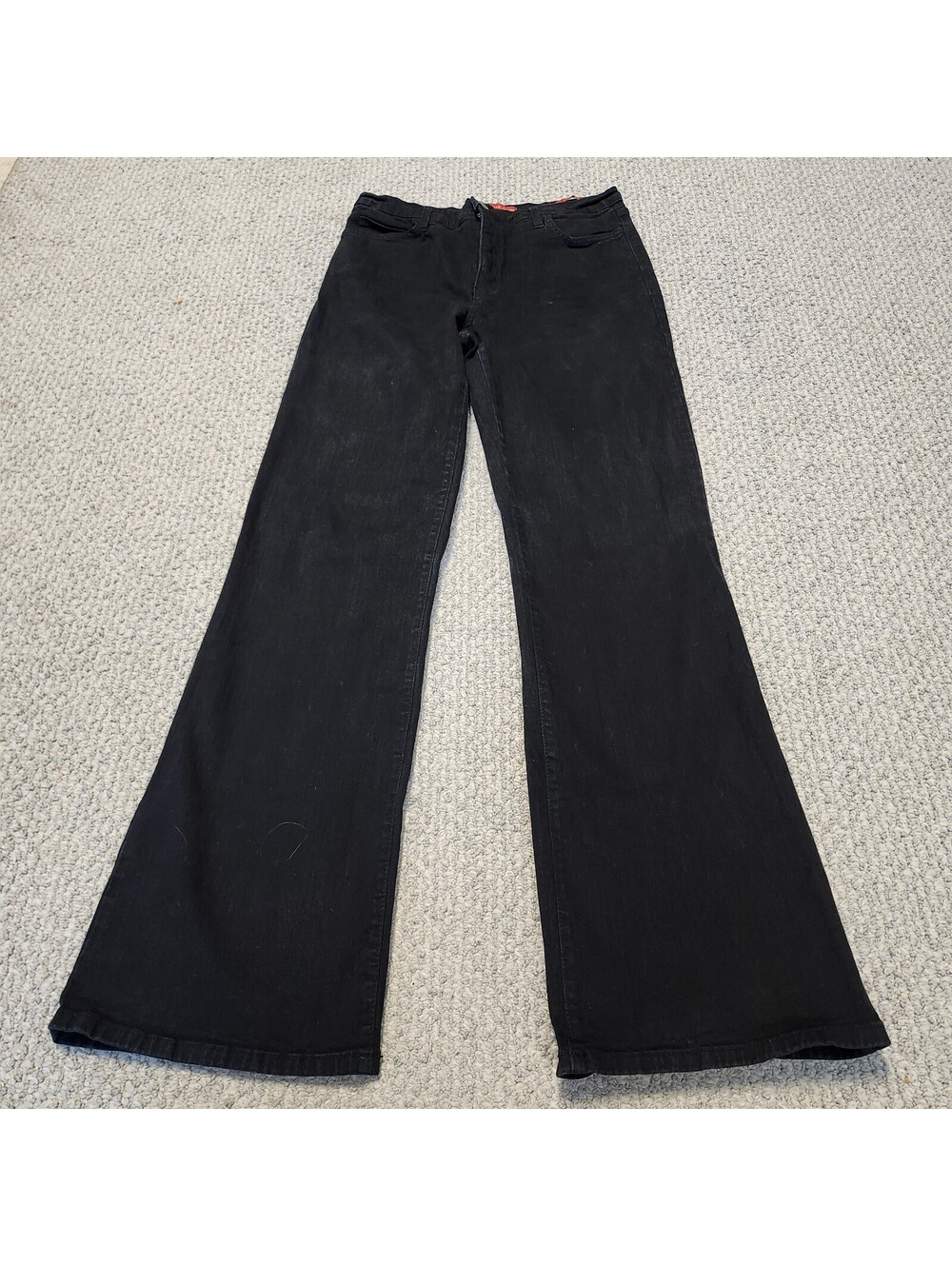 NYDJ Tummy Tuck Black Flared Jeans Size 6